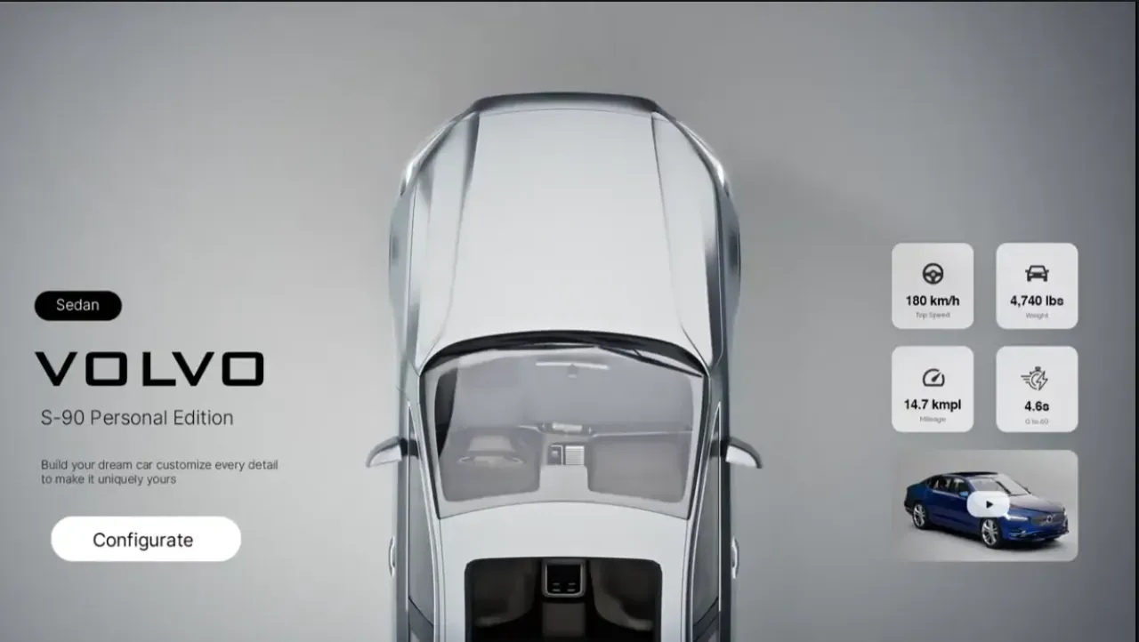  Volvo Configurator.