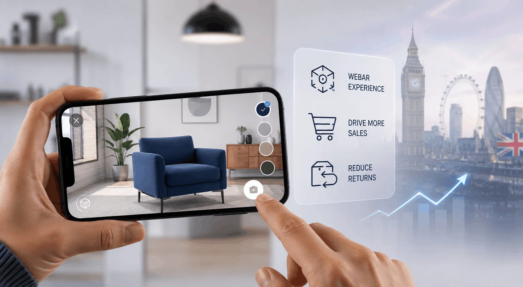 Augmented Reality for UK Brands: How WebAR Drives Sales & Eliminates Costly Returns
